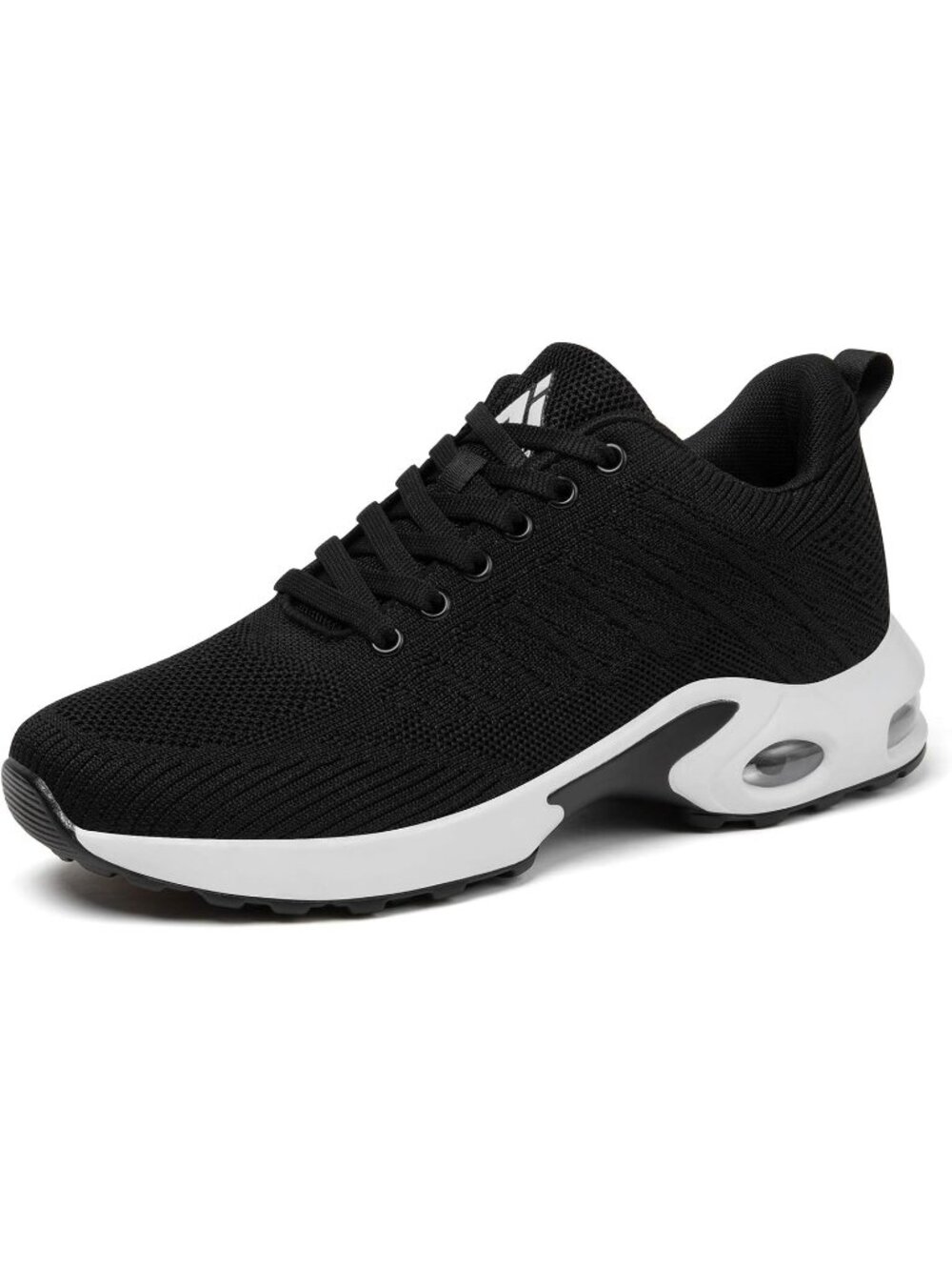Women Licorice Black Air Cushion Running Athletic Mesh Sneakers Basketball Shoes